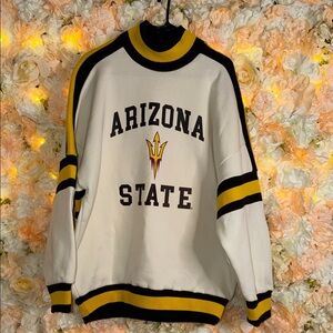 Arizona State White and Yellow Sweatshirt